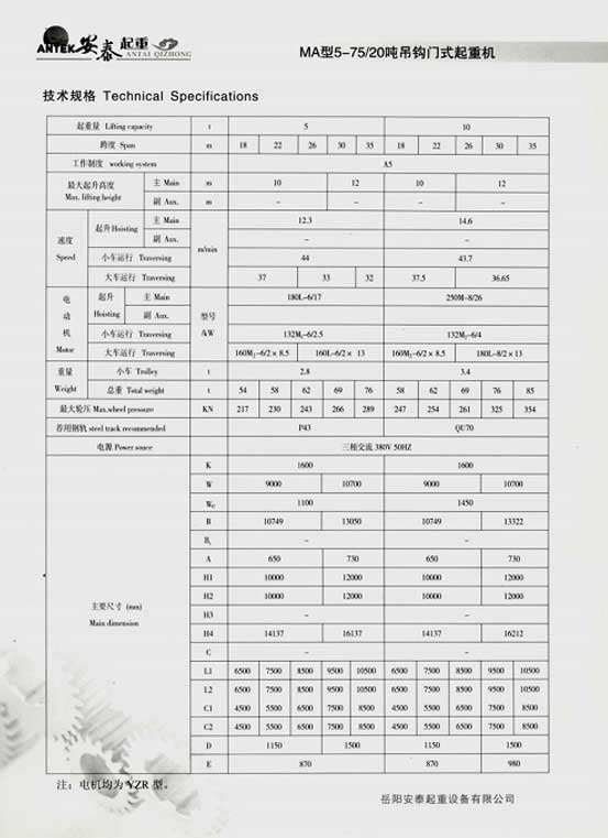 岳陽(yáng)安泰起重設備有限公司